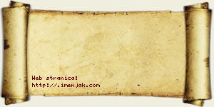 Danijela Đaković vizit kartica